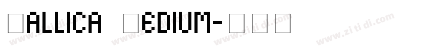 Tallica Medium字体转换